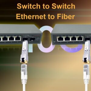 10Gb SFP+ en RJ45 Compatible avec Cisco SFP-10G-TS et Freebox Ultra, 10Go SFP+ Module de Transceiver (10Gbase-T), Jusqu&rs…