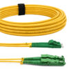 E2000/APC to LC/APC OS2 Duplex Fiber Optic Cable (Ref:3188)