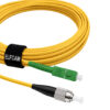 FC/PC zu SC/APC OS2 Simplex-Glasfaserkabel (Ref: 2963)
