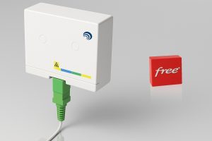 Câble à Fibre Optique SC/APC à SC/UPC OS2 Simplex Blanche (Freebox)(Ref:345)