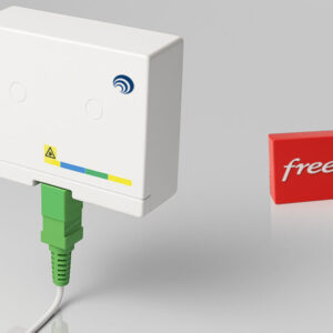 Câble à Fibre Optique SC/APC à SC/UPC OS2 Simplex Blanche (Freebox)(Ref:345)