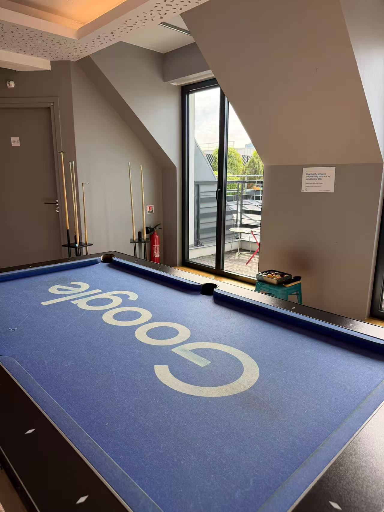 Salle de détente des bureaux Google