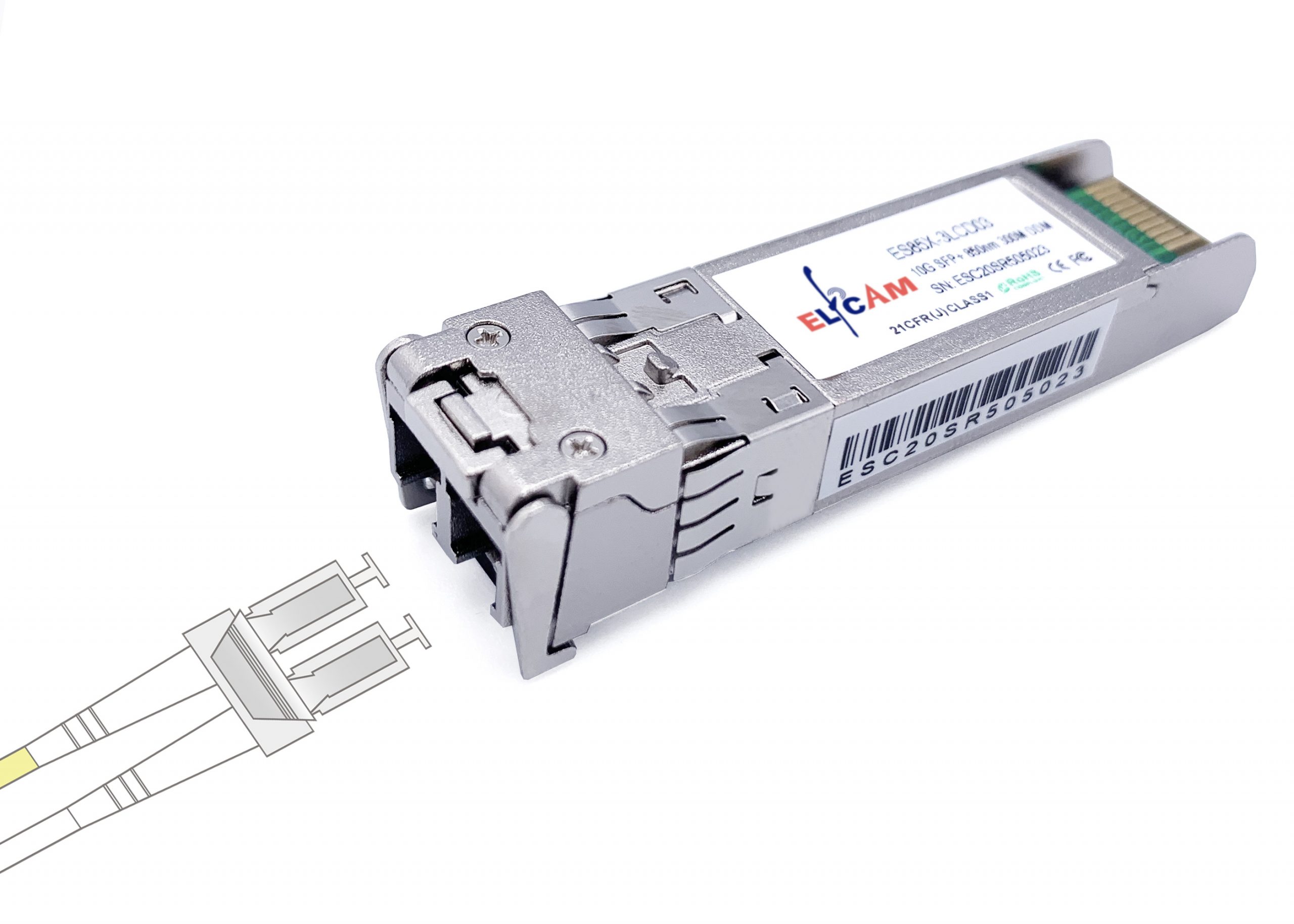 10Gbps SFP+ Module de Transceiver à Fibre Optique vue alternative