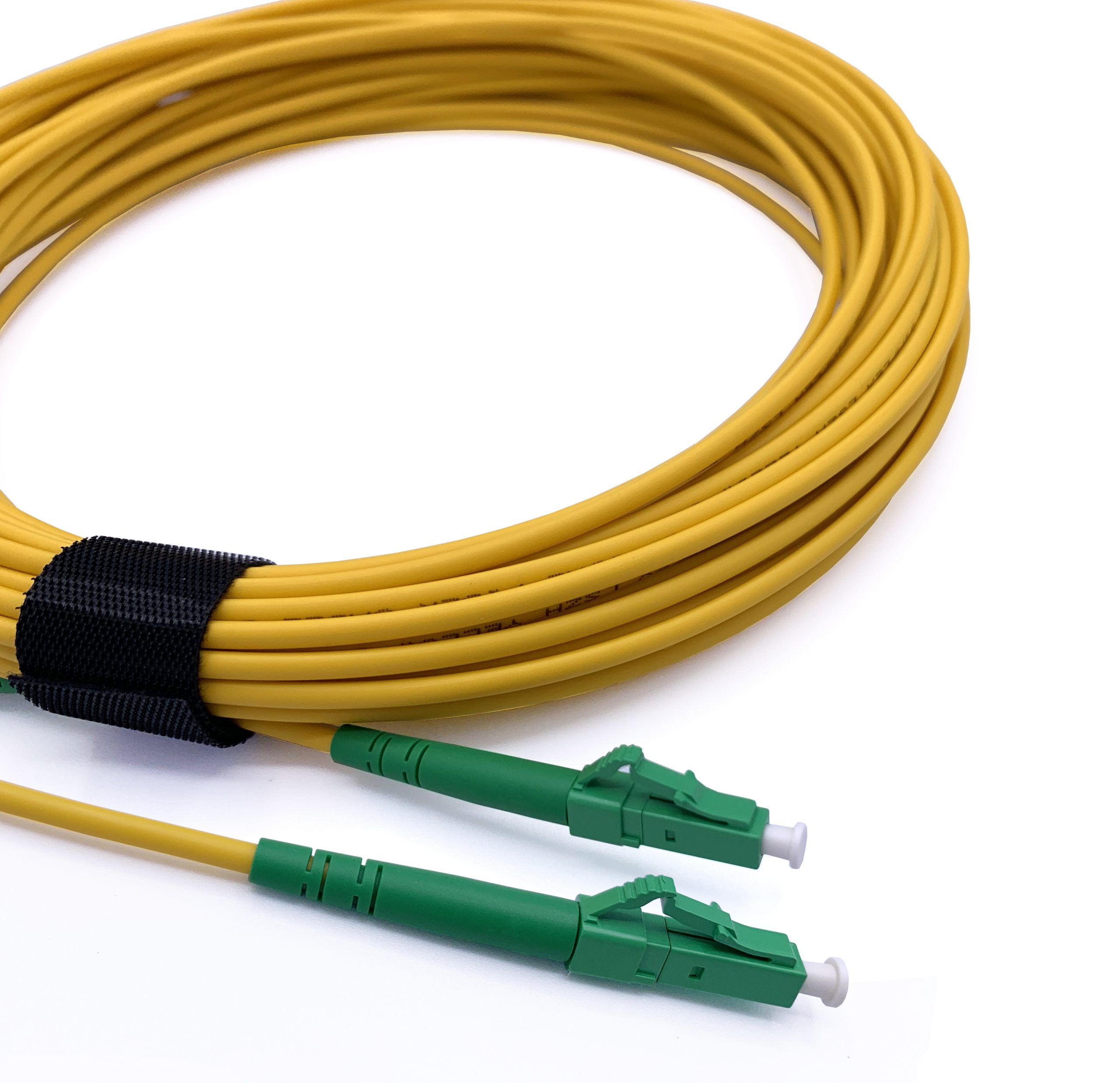 Câble à Fibre Optique LC/APC à LC/APC OS2 Simplex vue alternative