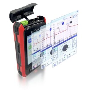 Elfcam – Mini OTDR E-2800 Monomode 1310nm/1550nm, 22dB/20dB, Jusqu’à 60km, avec Photomètre/Multimètre Optique et VFL…