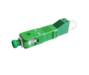 Elfcam® - Adaptateur/Coupleur pour Câble Fibre Optique LC/APC Femelle à SC/APC Male Monomode Simplex 9/125μm (Lot de 1...