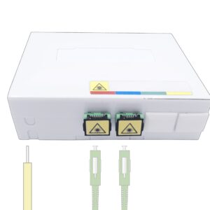 Prise Terminale Optique (PTO) à interface SC/APC (1 port, 2 ports et 4 ports) (Ref:2658)