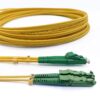 Cavo in fibra ottica duplex da E2000/APC a LC/APC OS2 (Rif:3188)