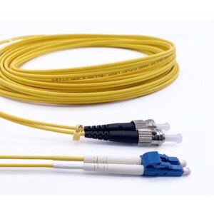 Câble à Fibre Optique ST/UPC à LC/UPC OS2 Duplex (Ref:3949)