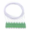 Pigtail de Fibra Óptica Codificada Blanco 24 Fibras SC/APC Monomodo sin Funda (Ref:5599)