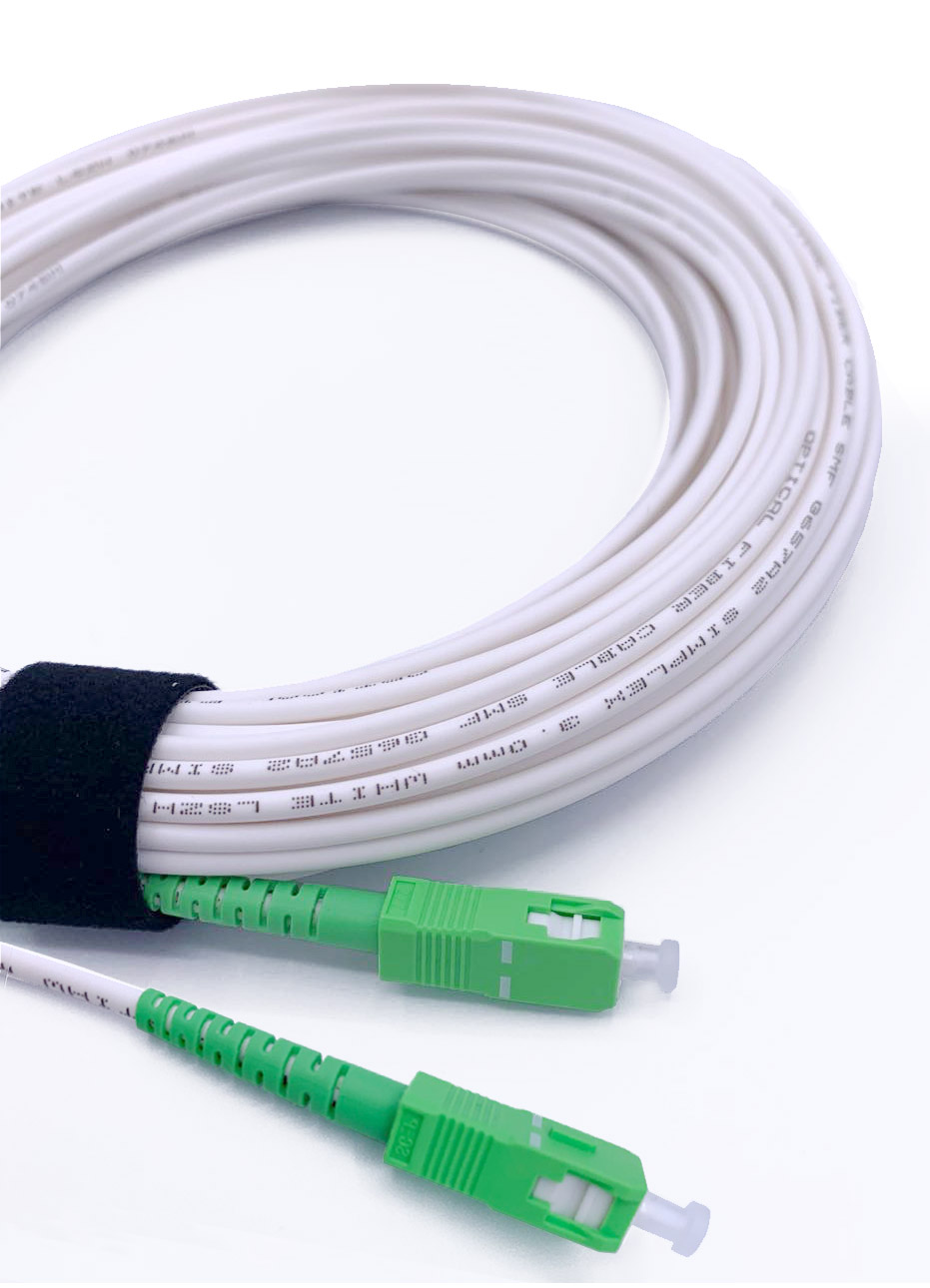 Jarretière optique fibre SC/APC LC/UPC — câble de raccordement ELFCAM