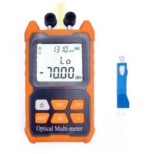 E-200 Mini Photomètre Fibre Optique Testeur de Puissance Câble Optique FTTH, Avec 2mW VFL ( Localisateur Visuel de Défauts…