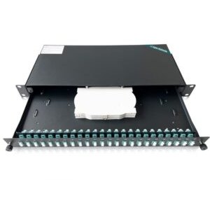 Elfcam® – Tiroir Optique 48 Ports LC/UPC Multimode OM3 OM4. Équipé de 48 Ports de LC/UPC Multimode, Installation dan…