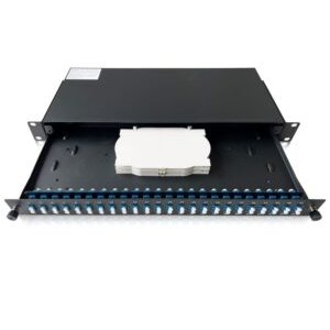 Elfcam® – Tiroir Optique 48 Ports LC/UPC Monomode OS2 Équipé de 48 LC UPC Monomode, Installation dans Tous Les Racks…