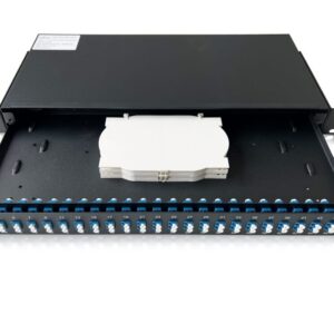 Elfcam® – Tiroir Optique 48 Ports LC/UPC Monomode OS2 Équipé de 48 LC UPC Monomode, Installation dans Tous Les Racks…