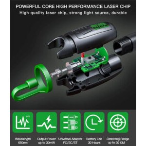 Stylo Optique FTTH VFL, Localisateur Visuel de Laser Rouge (Ref:1164)