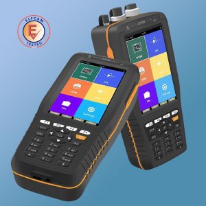 Elfcam® – ELF-290 Mini Réflectomètre à Fibre Optique Portable OTDR Monomode 1310nm / 1550nm, 24dB / 22dB, Portable 4…