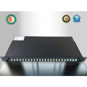 Elfcam® – Tiroir Optique 48 Ports LC/APC Monomode. Équipé de 48 Ports de LC/APC Monomode, Installation dans Tous Les Racks…
