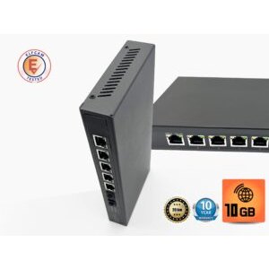 Gigabit Ethernet Switch avec 2 * 10GSFP+ Ports et 5 Ports 2.5GEthernet 10/100/1000/2500Mbps, Plug & Play Non Géré, Mét…