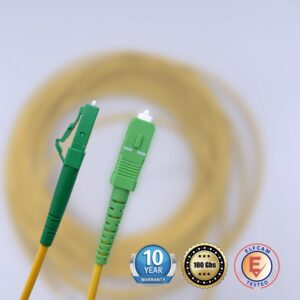 Câble à Fibre Optique SC/APC à LC/APC OS2 Simplex (Ref:2516)