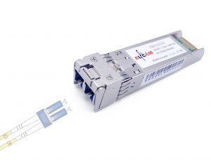 Elfcam® – 10Gb SFP+ Module de Transceiver à Fibre Optique, Connecteur LC/UPC DM (OS2),10GBase-LR SFP+ Module 1310nm,…