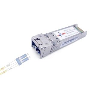 Elfcam® – 10Gb SFP+ Module de Transceiver à Fibre Optique, Connecteur LC/UPC DM (OS2),10GBase-LR SFP+ Module 1310nm,…