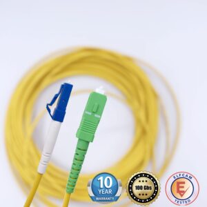 Câble à Fibre Optique SC/APC à LC/UPC OS2 Simplex (Ref:1181)