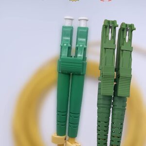 Câble à Fibre Optique E2000/APC à LC/APC OS2 Duplex (Ref:3188)