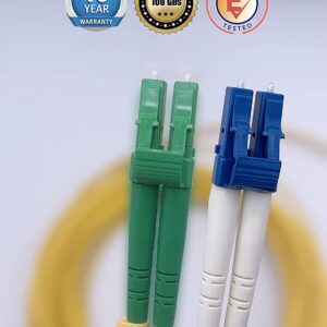 Câble à Fibre Optique LC/APC à LC/UPC Monomode Duplex (Ref:3894)