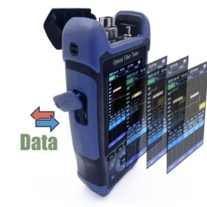 ELF-3800 OTDR pour FTTH, 1310nm / 1550nm 24dB / 22dB, Portable 4 en 1 OTDR + VFL+ OPM + OLS (Ref:5399)