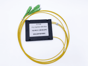 SC/APC PLC Singlemode-Glasfaser-Splitter (1×X) mit ABS-Kunststoffgehäuse (Ref:1856)