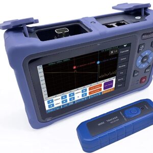 Elfcam – OTDR pour FTTH, 26dB/24dB Monomode 1310nm / 1550nm, Portable 4 en 1 OTDR + VFL+ OPM + OLS, OTDR Testeur Fib…