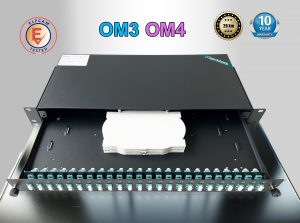 Elfcam® – Tiroir Optique 48 Ports LC/UPC Multimode OM3 OM4. Équipé de 48 Ports de LC/UPC Multimode, Installation dan…