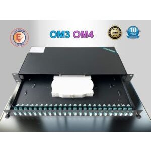 Elfcam® – Tiroir Optique 48 Ports LC/UPC Multimode OM3 OM4. Équipé de 48 Ports de LC/UPC Multimode, Installation dan…