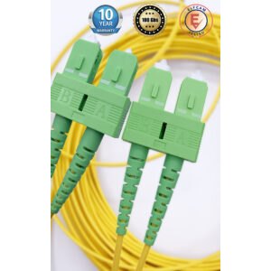 Câble à Fibre Optique SC/APC à SC/APC OS2 Duplex (Ref:2493)