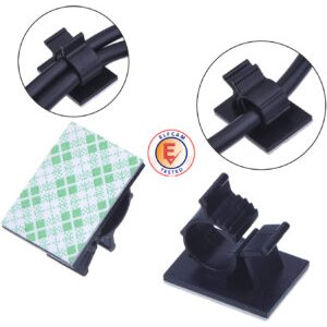 Clips de Câble Adhésif Réglable pour Gestion de Câble à Fibre Optique (Ref:2864)