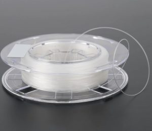 Elfcam® – Câble Fibre Optique Invisible/Transparent, Fibre Optique Monomode 125µm OS2, Gaine en Nylon Transparent, I…
