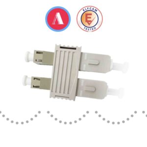Elfcam® – Adaptateur/Coupleur pour Fibres optiques LC/UPC-SC/UPC Multimode Duplex (REF:22424)