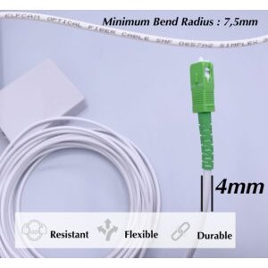 Cable Fibre Optique SC/APC AVEC un PTO (Ref:3689)