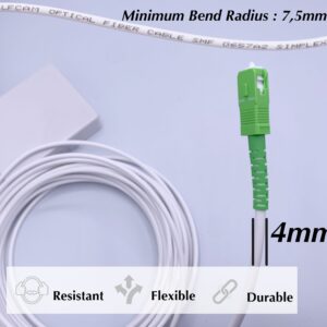 Cable Fibre Optique SC/APC AVEC un PTO (Ref:3689)