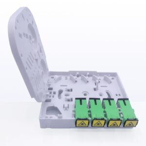 Prise Terminale Optique (PTO) à interface SC/APC (1 port, 2 ports et 4 ports) (Ref:2658)