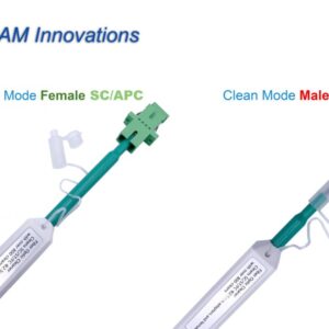 Stylo de Nettoyage pour Fibre Optique, Adaptateur Femelle SC/FC/St (APC et UPC), Connecteurs Mâles SC/FC/St 2,5mm et Trave…