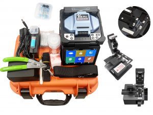 Elfcam® – Soudeuse Fibre Optique S10 Pro, Cœur à Cœur, avec 6 Moteurs et Kit Outils et Accessoires Mis à Jour, pour …