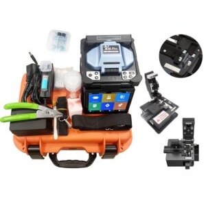 Elfcam® – Soudeuse Fibre Optique S10 Pro, Cœur à Cœur, avec 6 Moteurs et Kit Outils et Accessoires Mis à Jour, pour …