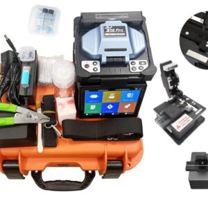 Elfcam® – Soudeuse Fibre Optique S10 Pro, Cœur à Cœur, avec 6 Moteurs et Kit Outils et Accessoires Mis à Jour, pour …