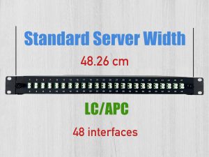 Elfcam® – Tiroir Optique 48 Ports LC/APC Monomode. Équipé de 48 Ports de LC/APC Monomode, Installation dans Tous Les Racks…