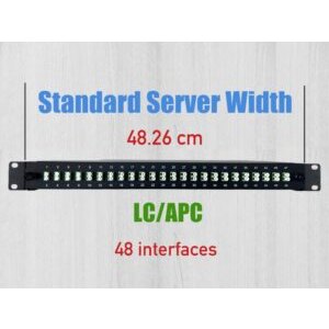 Elfcam® – Tiroir Optique 48 Ports LC/APC Monomode. Équipé de 48 Ports de LC/APC Monomode, Installation dans Tous Les Racks…