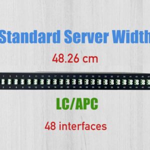 Elfcam® – Tiroir Optique 48 Ports LC/APC Monomode. Équipé de 48 Ports de LC/APC Monomode, Installation dans Tous Les Racks…