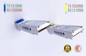 Module SFP 1.25G, Monomode SC, TX1550nm/RX 1310nm – TX1310nm/RX1550nm (Lot 2) (Ref:2155)