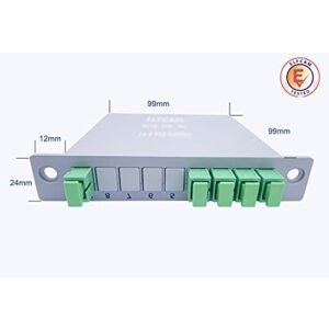 Séparateur de Fibres Optiques (PLC Splitter) Type LGX 1*4,1*8 (Ref:3333)